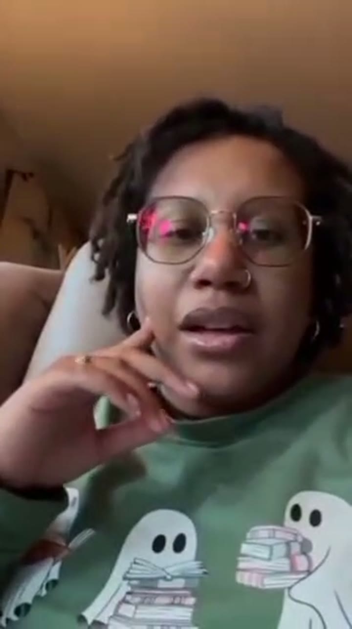 Still frame from customer video review